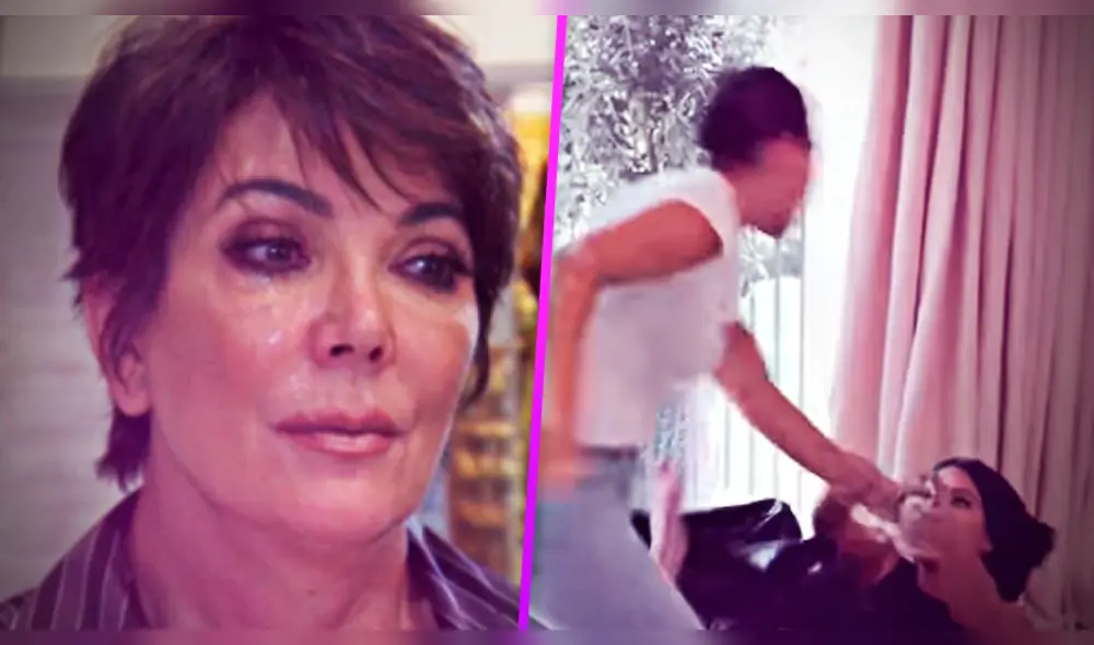 Kris Jenner lloró tras pelea entre Kim y Kourtney Kardashian [VIDEO] 