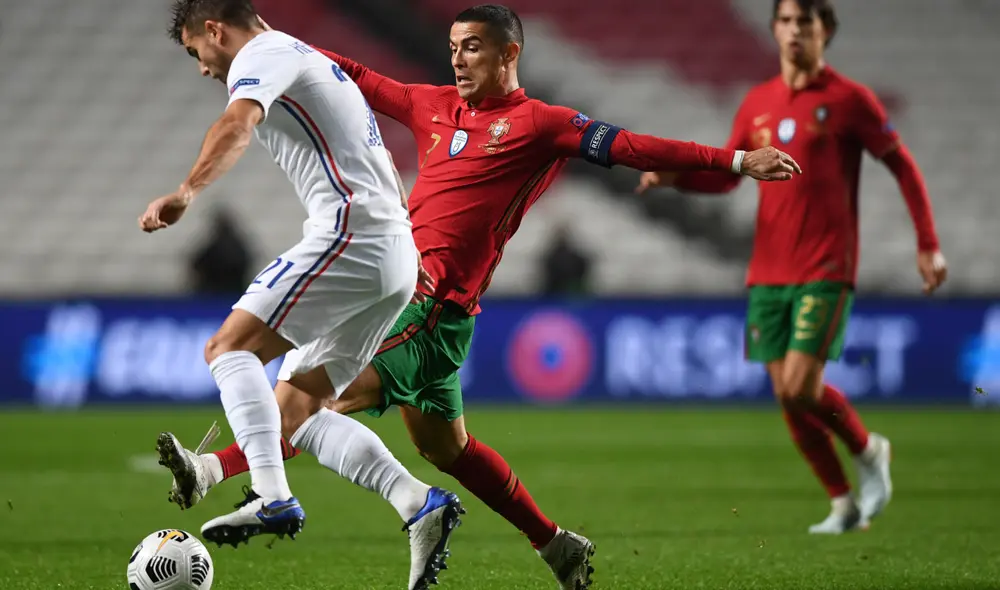 Portugal vs. Francia por la UEFA Nations League. Foto: AFP