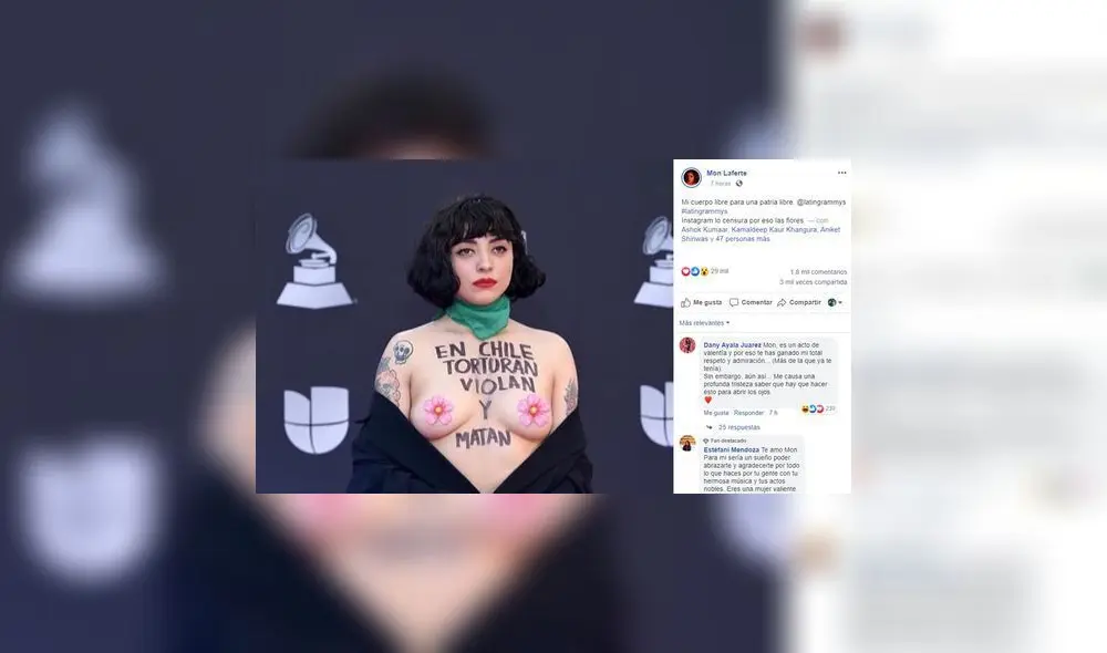 BBC: Mon Laferte es una de las artistas que cambió el mundo en 2019 