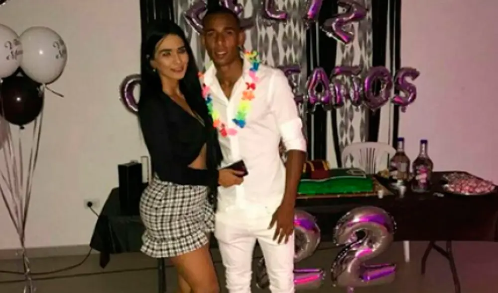 Sebastián Villa y su novia Daniela Cortés. Foto: Instagram