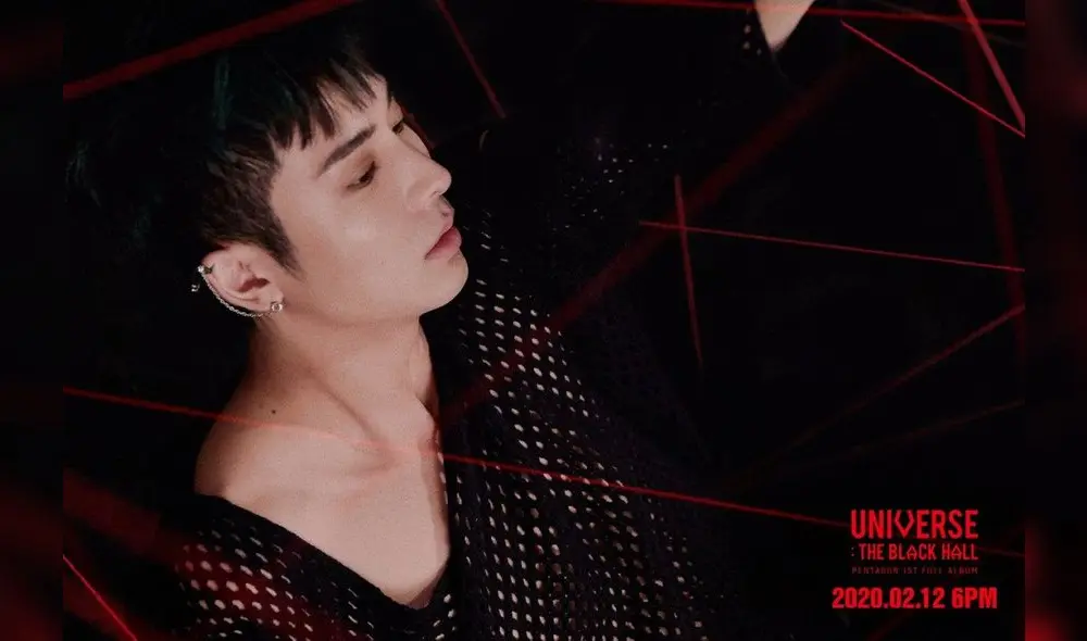 PENTAGON: primer teaser photo concept para “Universe: The Black Hall”. En la imagen: YUTO.