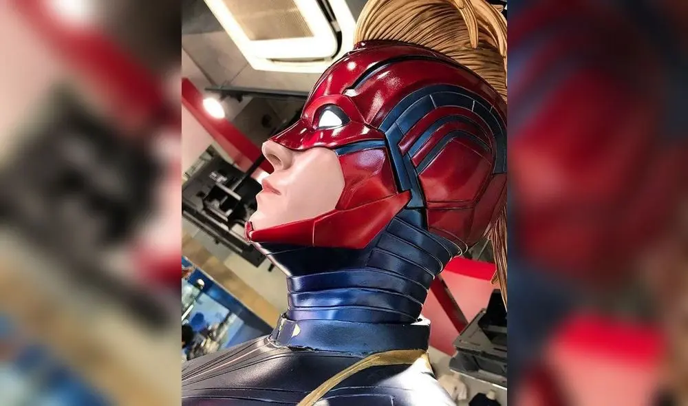 Avengers Endgame: trajes de RESCUE y Capitana Marvel son exhibidos [VIDEO]