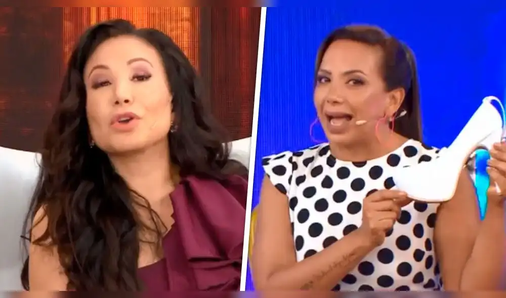 La 'Rulitos' le hizo quedar mal a su compañera cuando hablaban de los famosos zapatos de la salsera en los Premios Lo Nuestro.