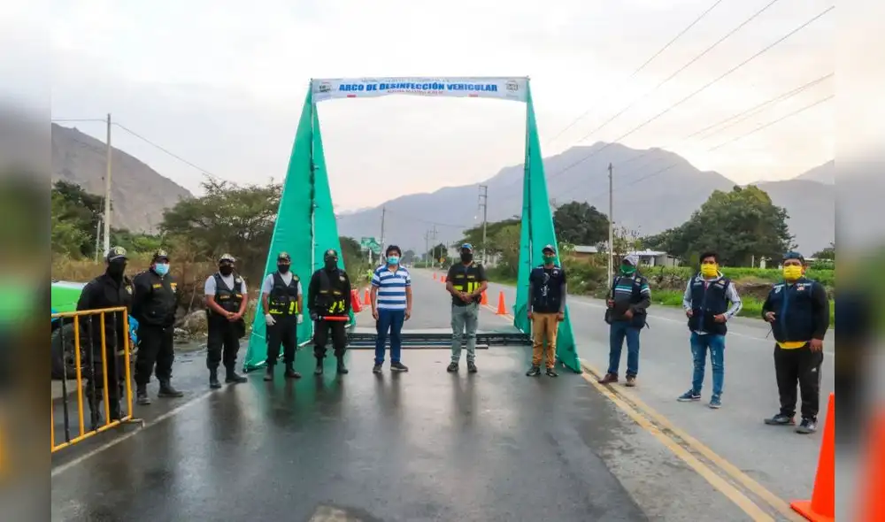 puesto de control COVID-19