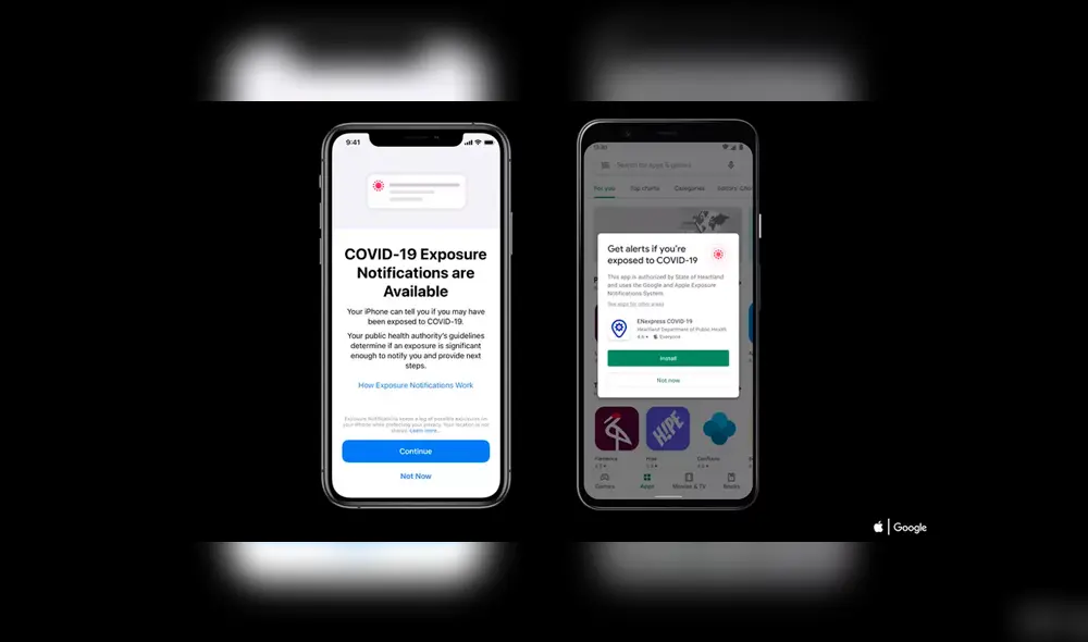La tecnología fue anunciada como una colaboración entre Google y Apple en abril. Imagen: Cnet.
