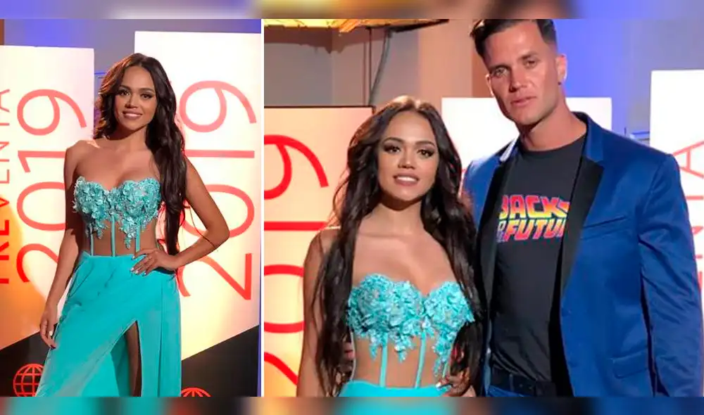 Fabio Agostini toca zona privada de Mayra Goñi y ella reacciona de la peor manera