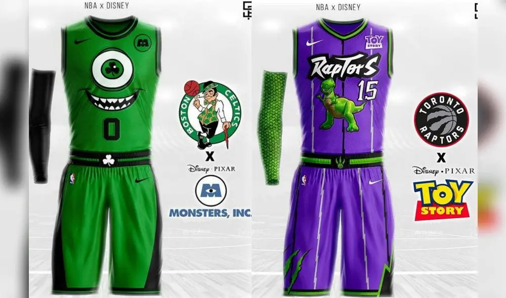 NBA: las camisetas de los equipos inspirados en personajes de Disney. Foto: Slam Studios