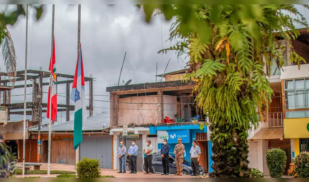 Izan banderas a media asta en Condorcanqu