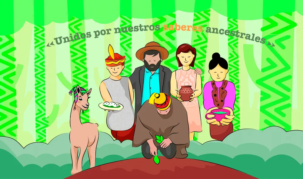 Plataforma virtual ‘Saberes que unen’. Foto: Facebook - difusión.