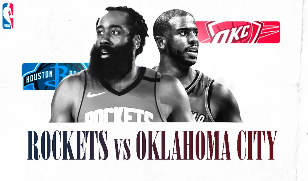 Houston Rockets vs Oklahoma City Thunder por el Game 7 de los Playoffs de la NBA. Composición: Fabrizio Oviedo Houston Rockets vs Oklahoma City Thunder por el Game 7 de los Playoffs de la NBA. Composición: Fabrizio Oviedo