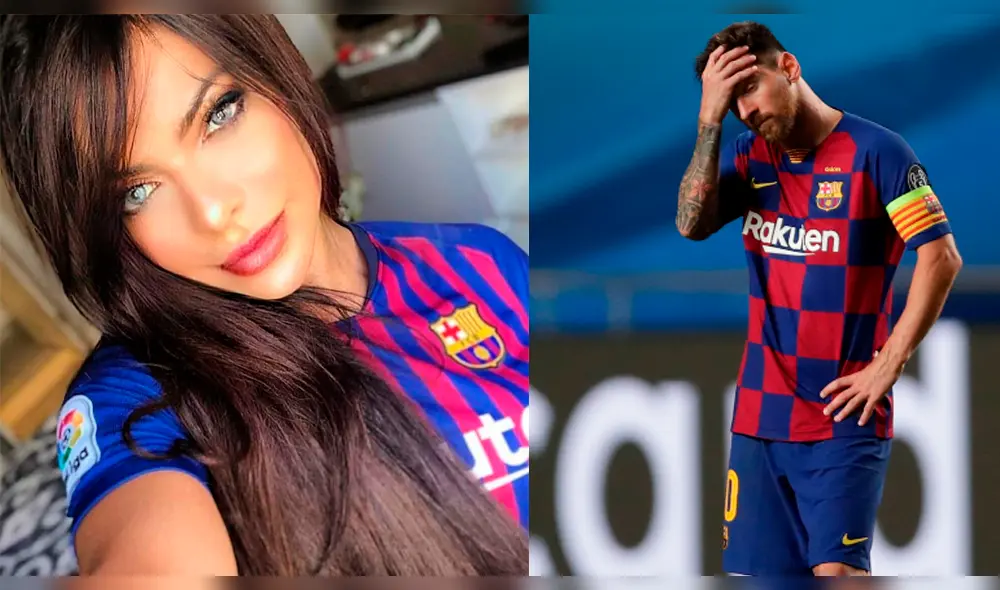 Suzy Cortez, fan de Lionel Messi