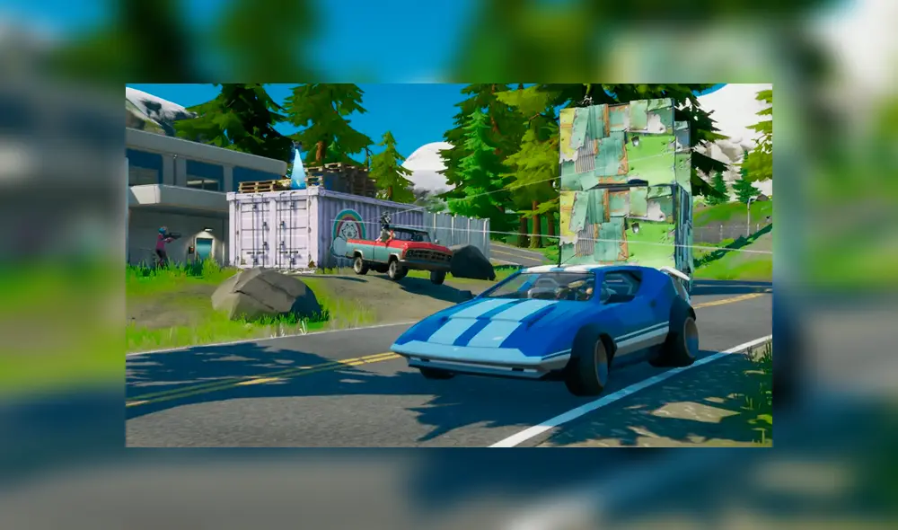 Los coches llegaron a Fortnite en su más reciente actualización. Foto: Fortnite.