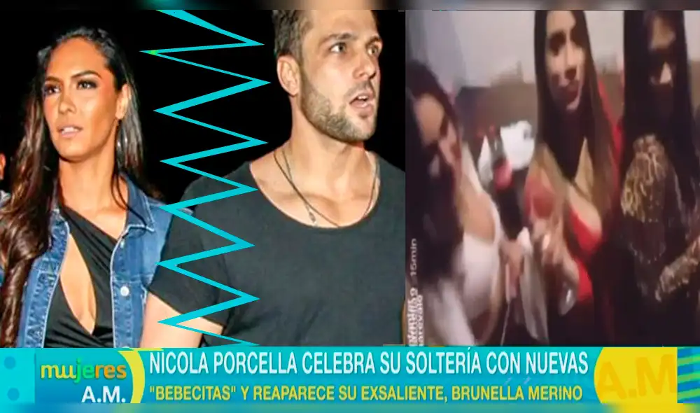 Nicola Porcella celebra su soltería con amigas en fiesta privada [VIDEO]