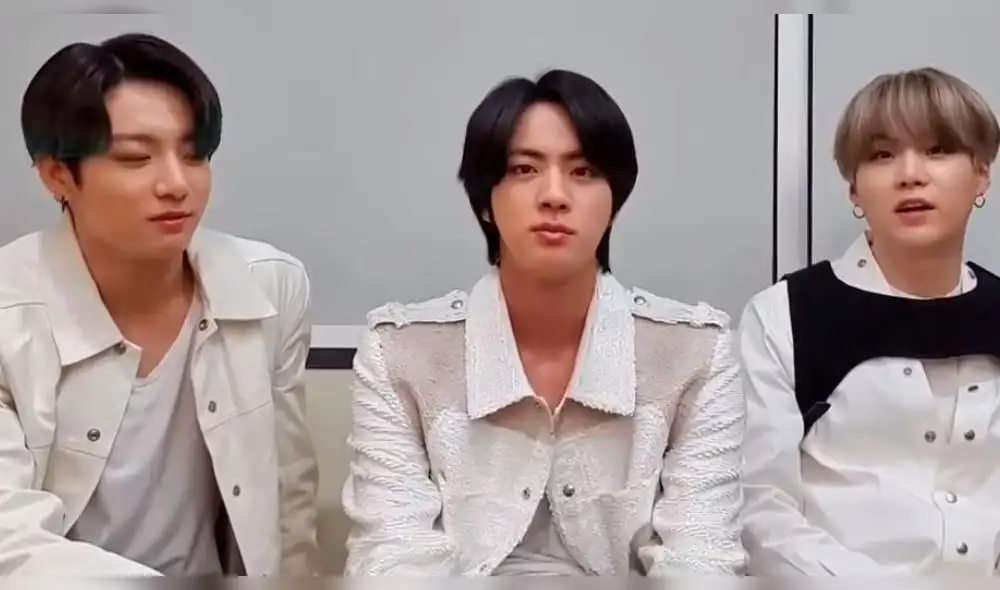 Jin, Jungkook y Suga se conectaron a V Live tras presentarse en M countdown.