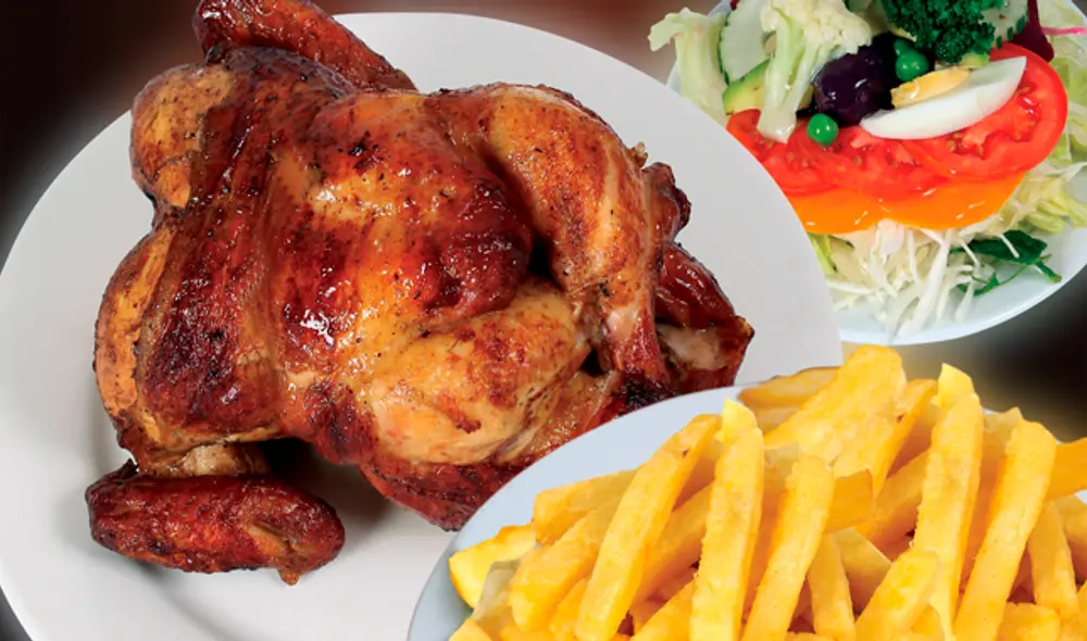 Pollo a la brasa.
