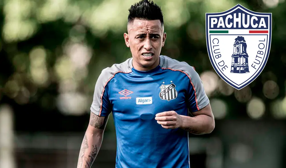 El peruano Christian Cueva volvería a México para defender la camiseta del Pachuca.