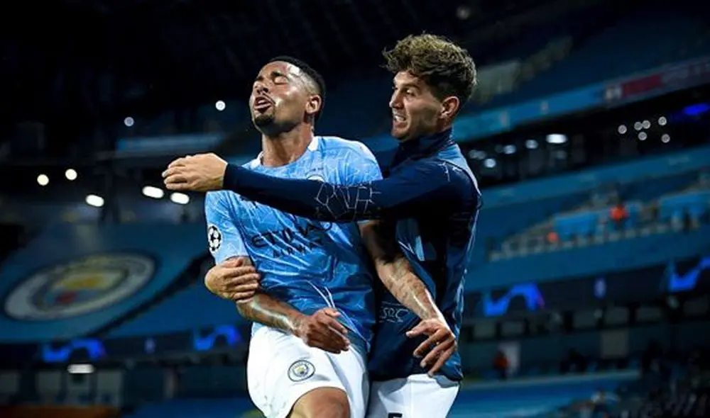 Manchester City vs. Lyon por los cuartos de final en la Champions League. | Foto: EFE