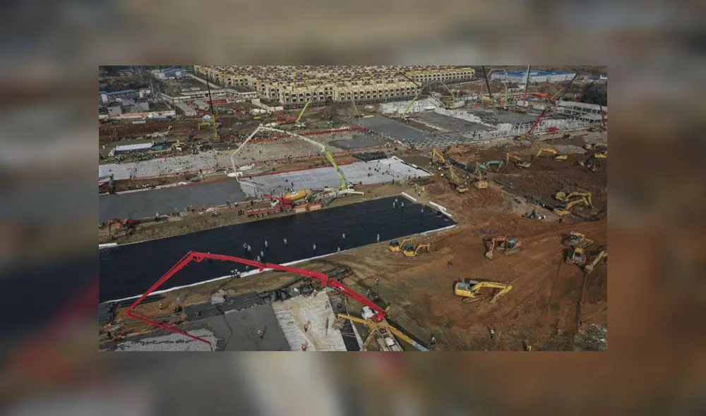 Coronavirus: mira cómo China construyó hospital de emergencias en diez días [VIDEO]