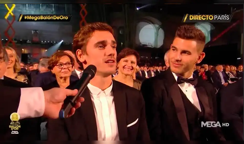 Griezmann con ironía mostró su disgusto de cómo se elige al ganador del Balón de Oro 2018