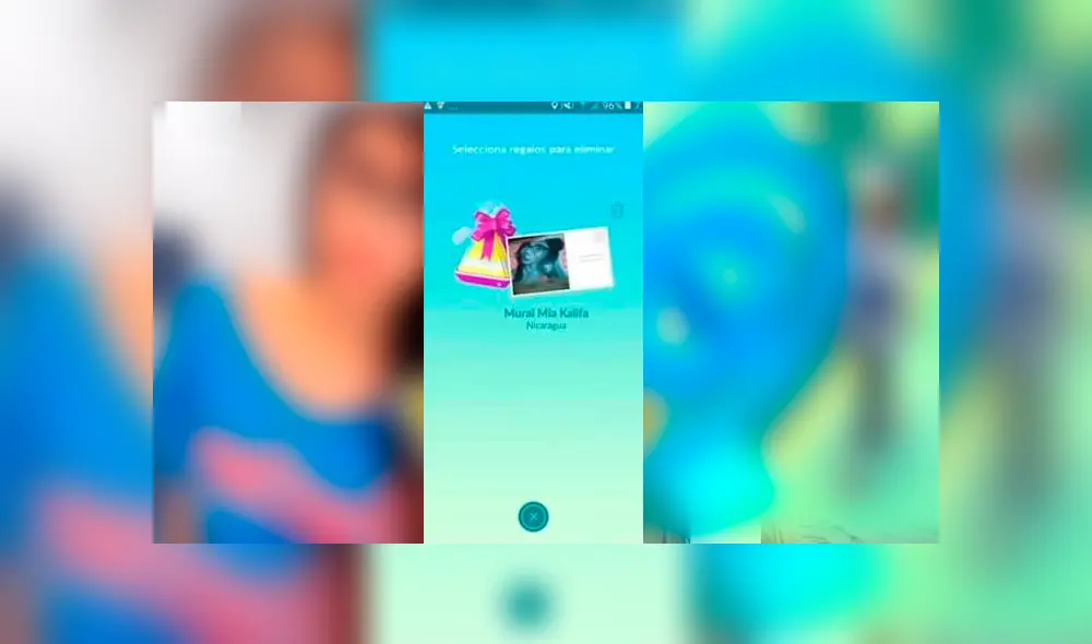 Desliza para ver la poképarada de Pokémon GO en homenaje a Mia Khalifa. Foto: Captura. Desliza para ver la poképarada de Pokémon GO en homenaje a Mia Khalifa. Foto: Captura.