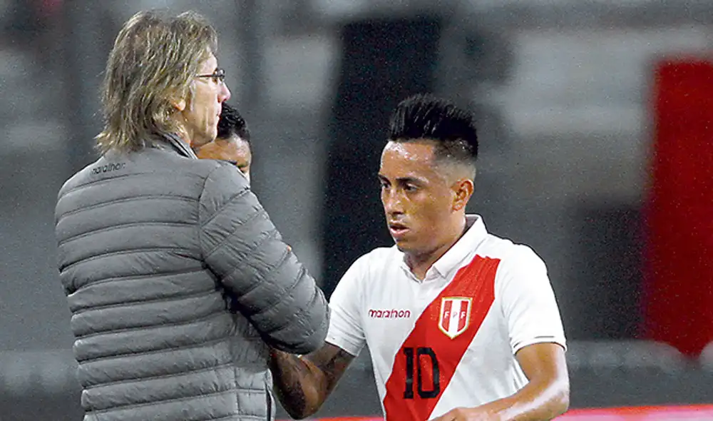 En duda. Gareca analiza el llamado del volante de Santos.