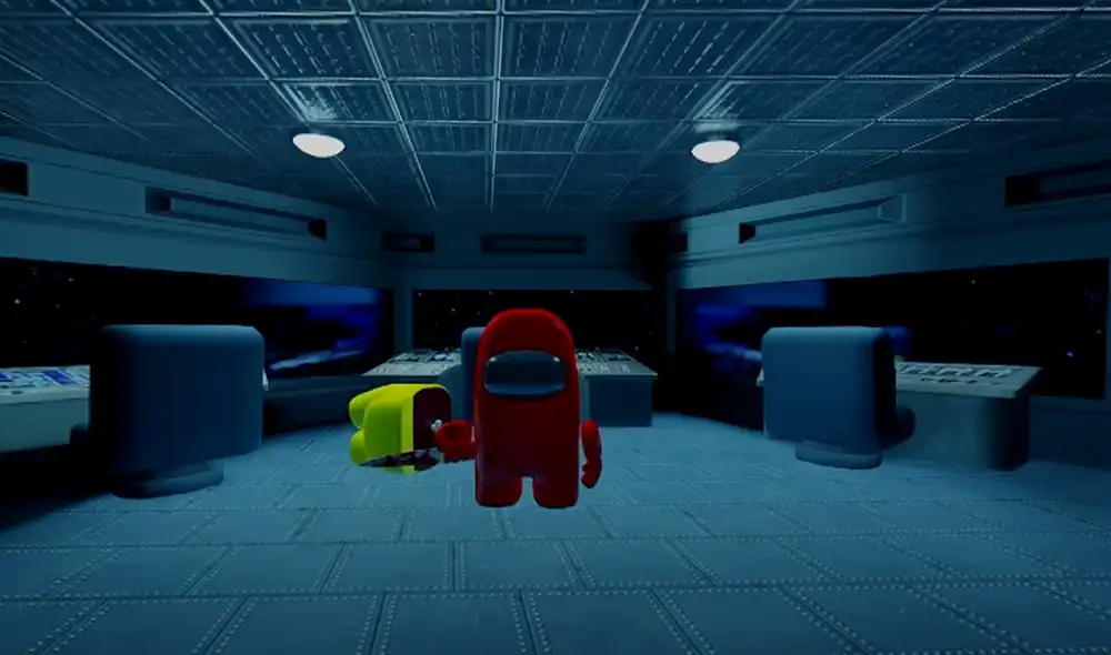 Impostor de Among Us en 3D. Foto: Captura de YouTube