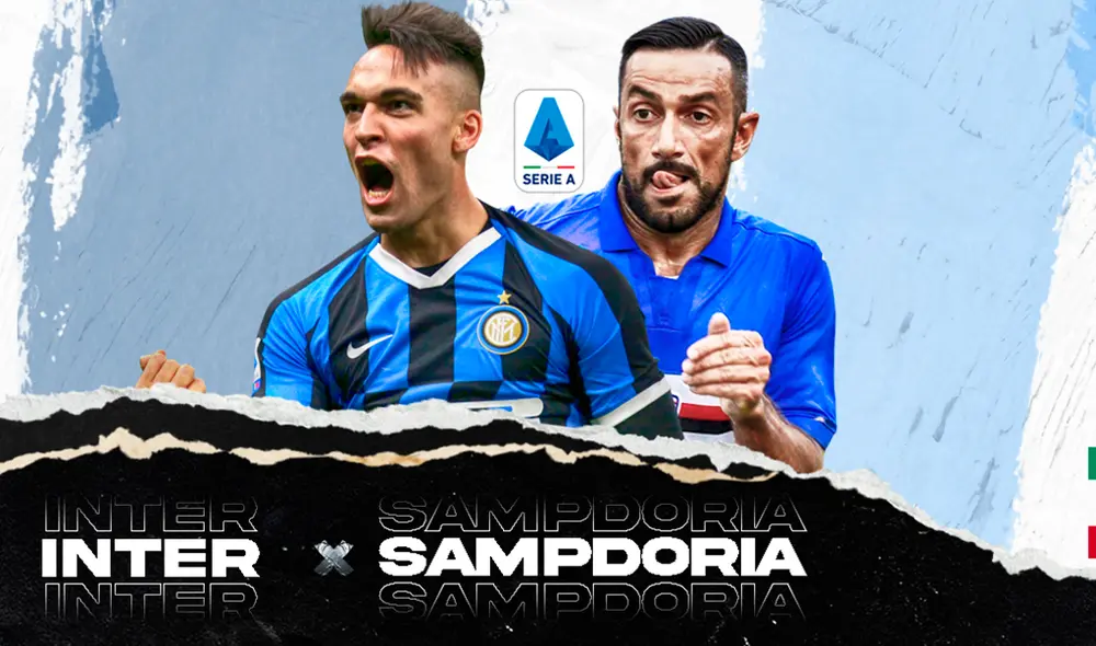 Inter vs. Sampdoria en el reinicio de la Serie A italiana por la fecha 25. (FOTO: Composición/La República). Inter vs. Sampdoria en el reinicio de la Serie A italiana por la fecha 25. (FOTO: Composición/La República).