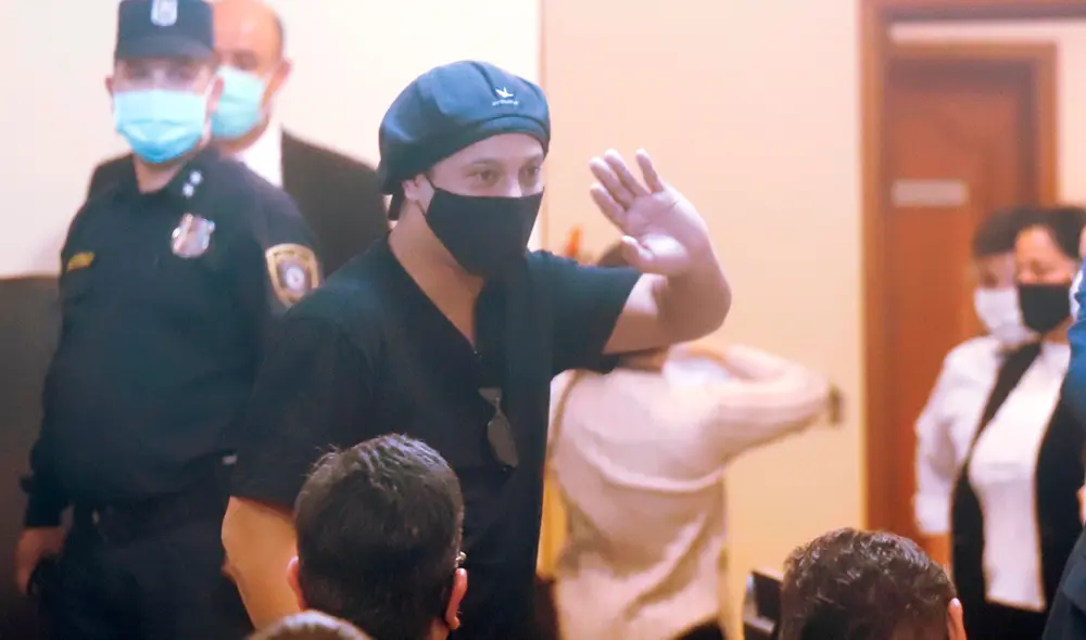 Ronaldinho quedó libre tras estar cinco meses cumpliendo prisión en Paraguay. (FOTO: AFP). Ronaldinho quedó libre tras estar cinco meses cumpliendo prisión en Paraguay. (FOTO: AFP).