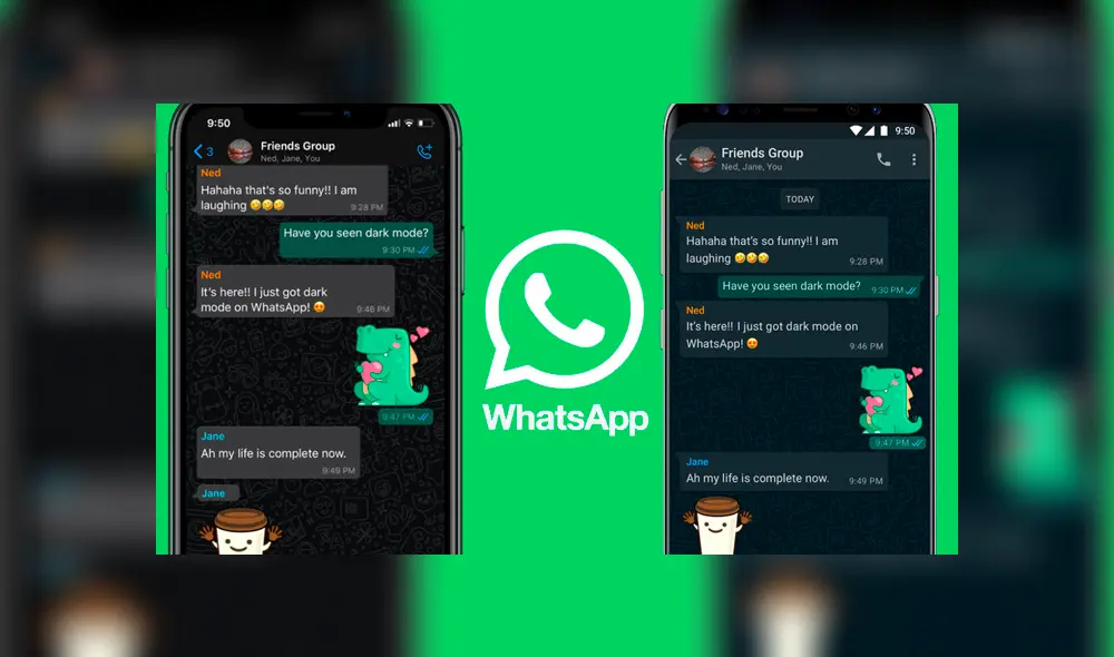 WhatsApp añadiría función para iniciar sesión de una misma cuenta en varios smartphones. Foto: WhatsApp.