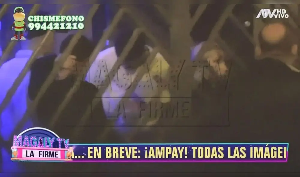 Magaly Medina capta a futbolistas en fiesta tras partido de la Selección Peruana