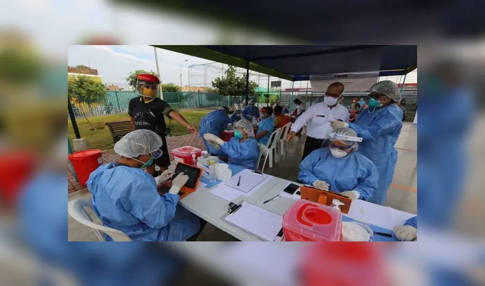 Comerciantes pasaron evaluaciones contra el coronavirus. Créditos: Minsa. Comerciantes pasaron evaluaciones contra el coronavirus. Créditos: Minsa.