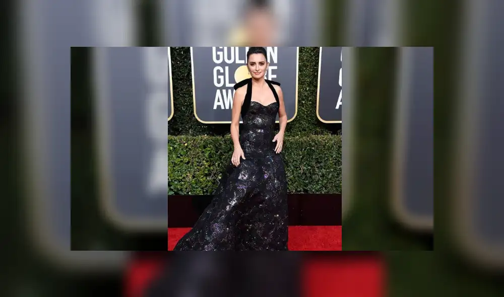 Golden Globes 2019: Penélope Cruz sorprendió a todos con escotado vestido durante la red carpet