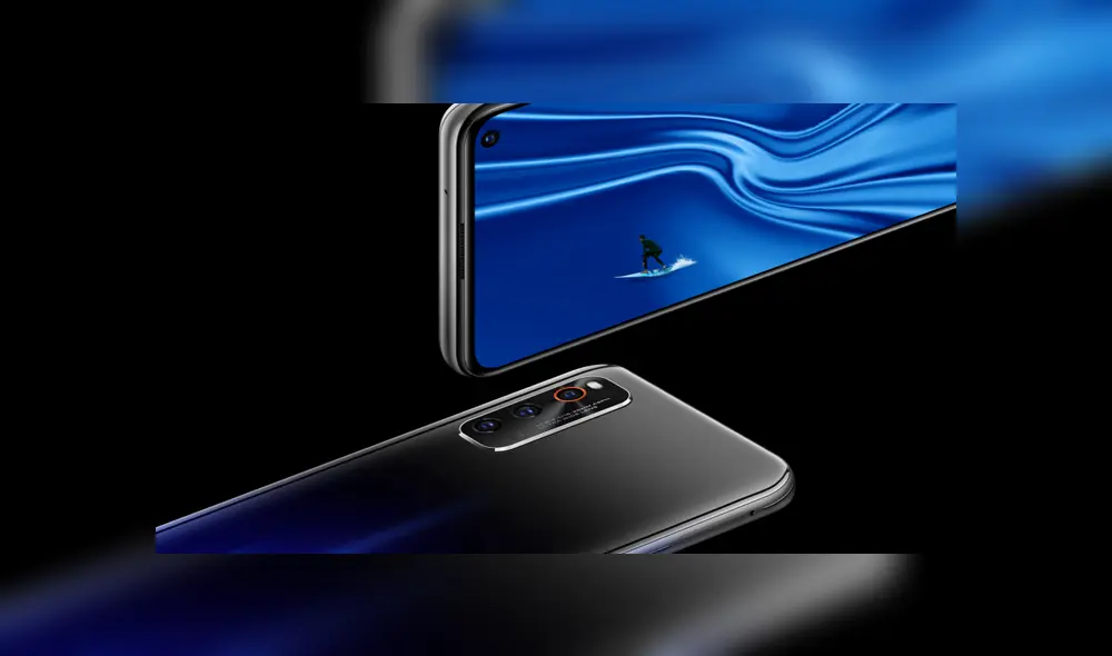 EI QOO Neo3 5Gs en color Dark Night (azul oscuro). EI QOO Neo3 5Gs en color Dark Night (azul oscuro).