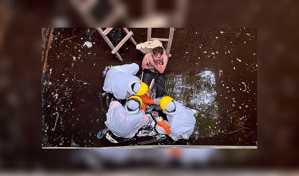 El individuo sufrió la fractura de una pierna en el accidente. Fuente: The Bali Sun. El individuo sufrió la fractura de una pierna en el accidente. Fuente: The Bali Sun.