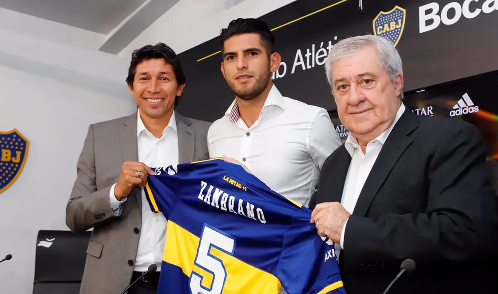 Carlos Zambrano jugará tres temporadas en el cuadro 'Xeneize'. Foto: Twitter