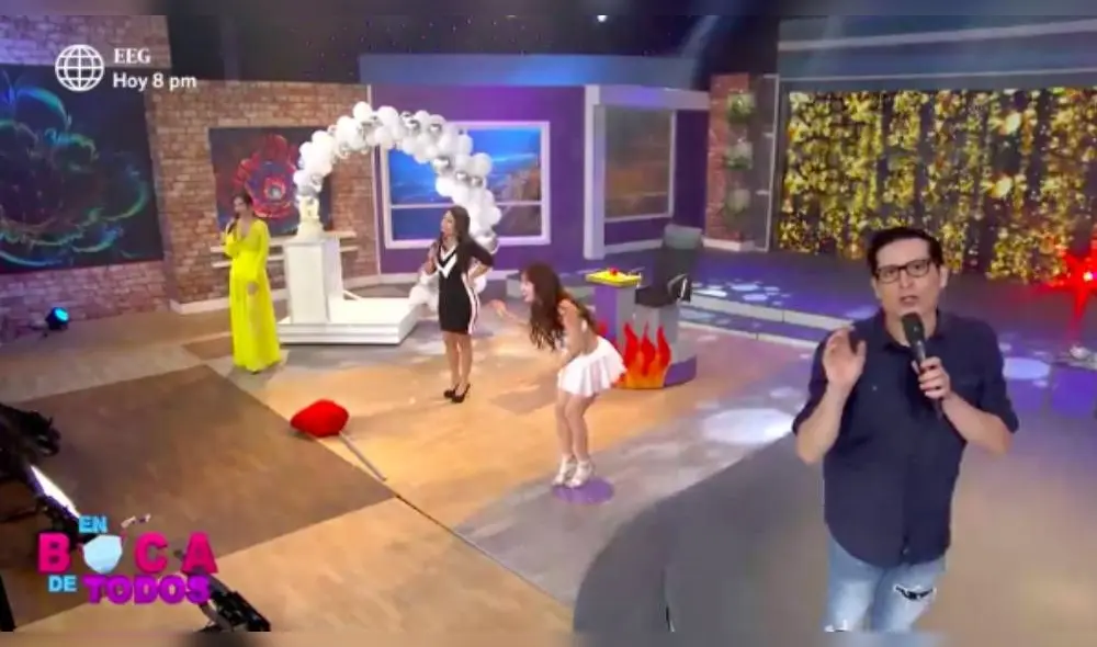 El comentario que causó incomodidad entre los conductores del magazine. (Foto: Captura / América TV)