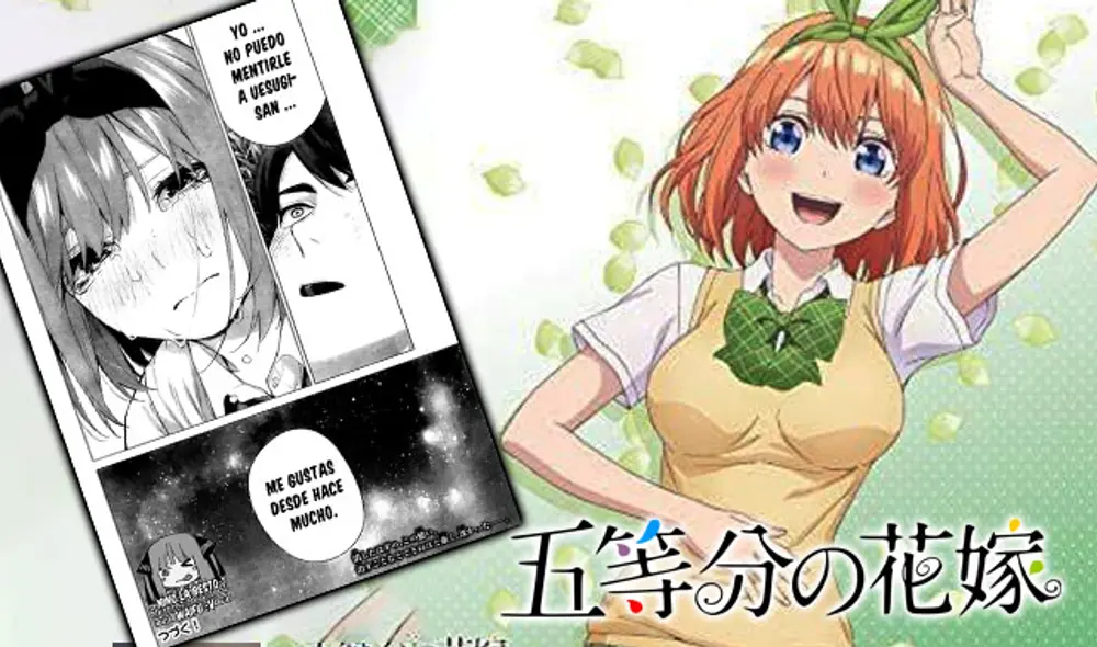 No te pierdas todos los detalles del último manga de Go-Toubun no Hanayome