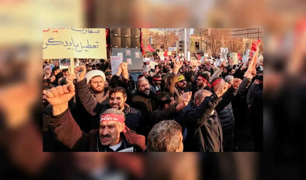 ONG acusa a Irán por represiones a manifestantes en protestas de 2019. Foto: AFP ONG acusa a Irán por represiones a manifestantes en protestas de 2019. Foto: AFP