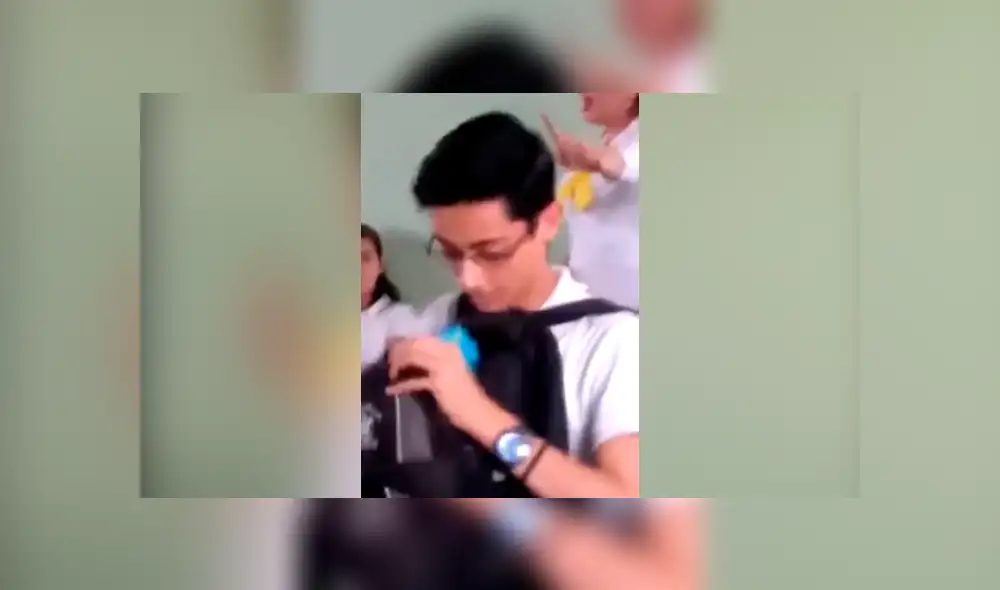 Facebook viral: alumno sorprende con truco que usa para vender golosinas en plena clase [VIDEO]