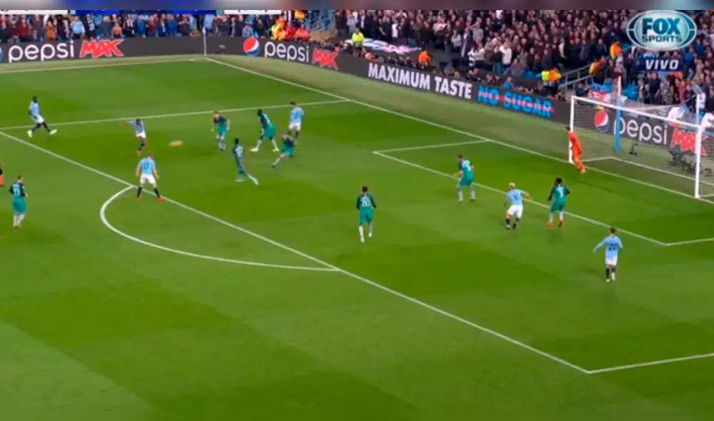 Manchester City vs Tottenham: Sterling puso el primero con un certero derechazo [VIDEO]