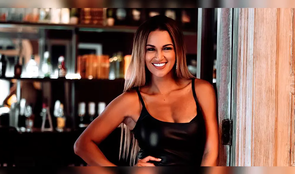Angie Arizaga víctima de filtración de vídeo es captada con nuevo galán