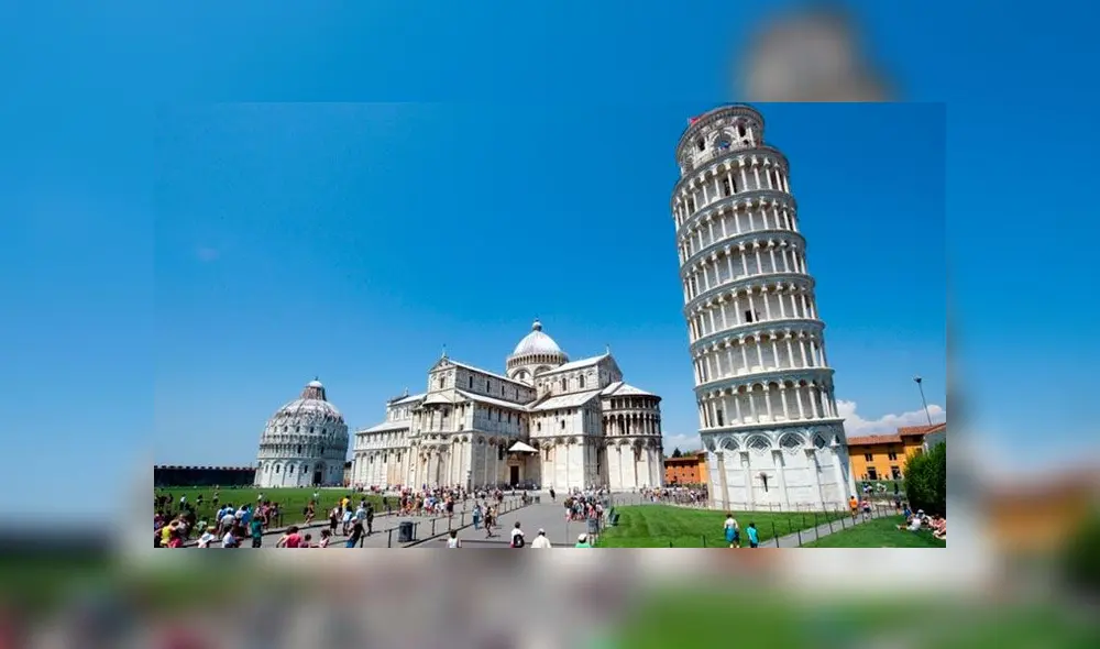 La Torre de Pisa fue construida en 1173. Foto: Difusión La Torre de Pisa fue construida en 1173. Foto: Difusión