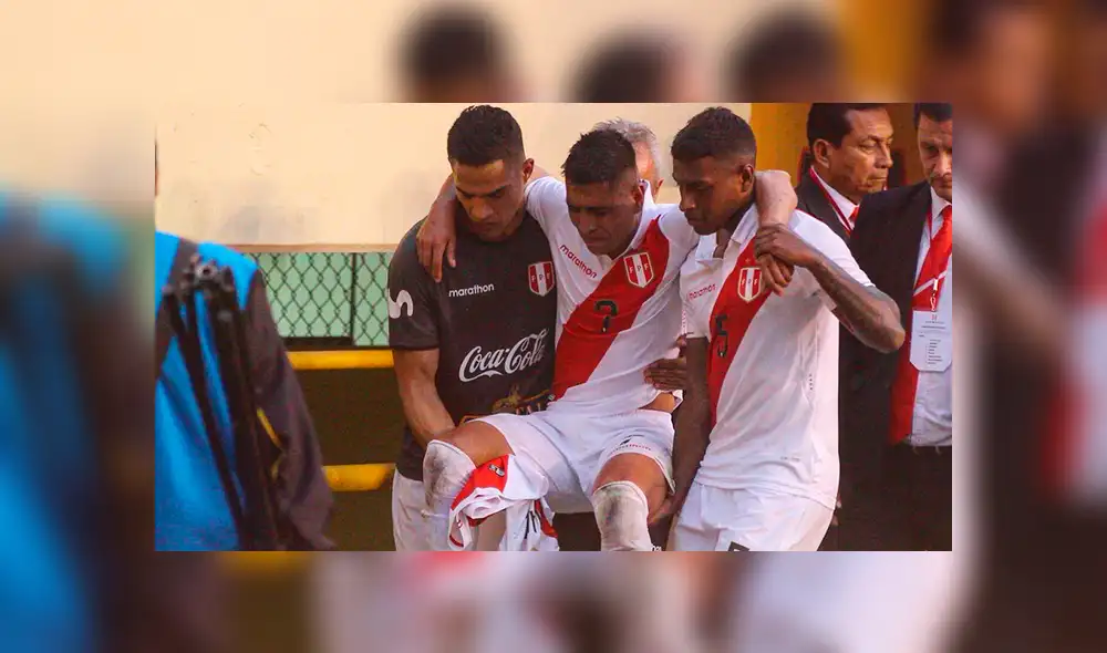 Paolo Hurtado salió llorando del campo tras sufrir una nueva lesión [VIDEO]