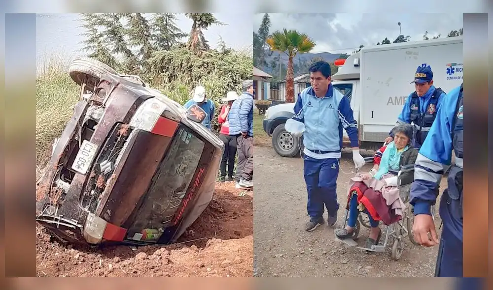 En el vehículo viajaban cuatro ancianos y una menor de edad.