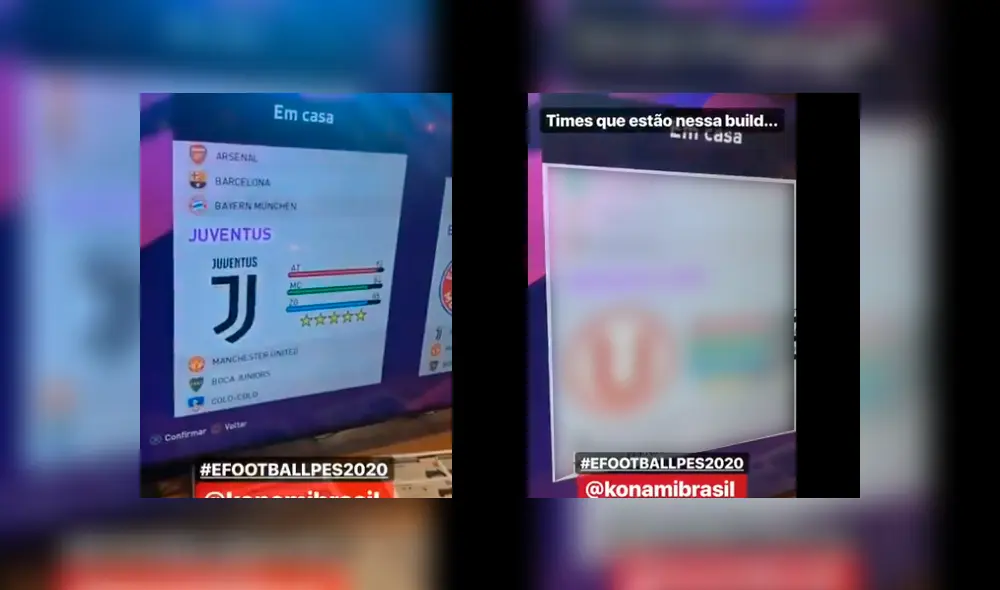 Universitario de Deportes estaría confirmado para la demo de PES 2020 [FOTOS Y VIDEO]
