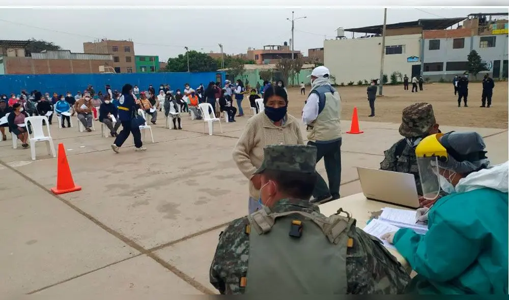 Las personas mayores de 60 años fueron sometidos a prueba diagnóstica.