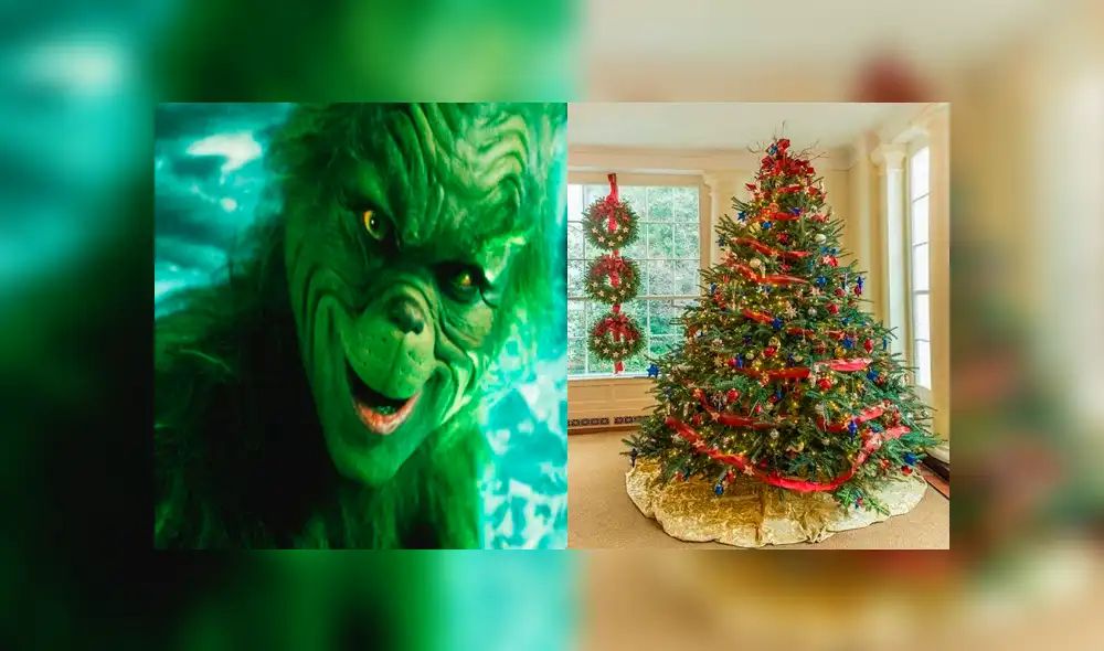 ‘Grinchmas’, el árbol de Navidad que ha causado impacto por la realista figura del ‘duende verde’ [VIDEO]