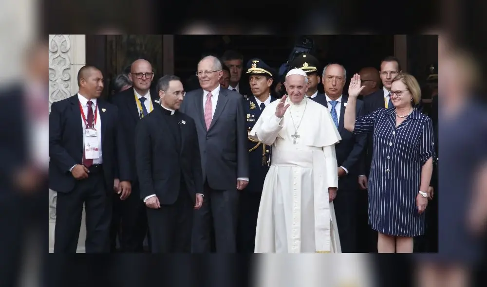 PPK al papa Francisco en Palacio: “Denos un empujón hacia el diálogo” [VIDEO]