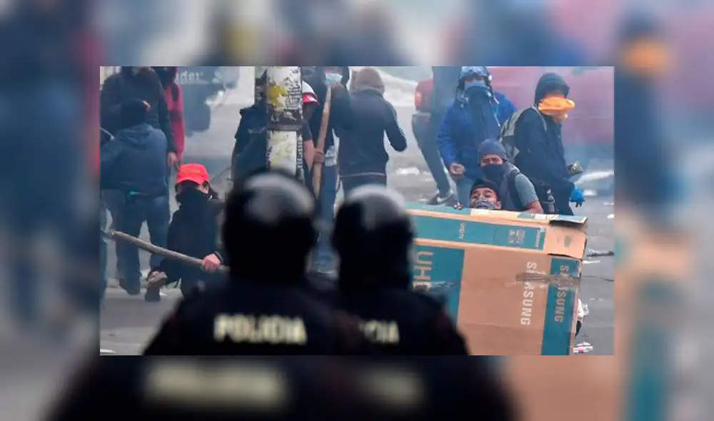 Protestas en Ecuador contra el "paquetazo" de Lenín Moreno. Foto: AFP. Protestas en Ecuador contra el "paquetazo" de Lenín Moreno. Foto: AFP.