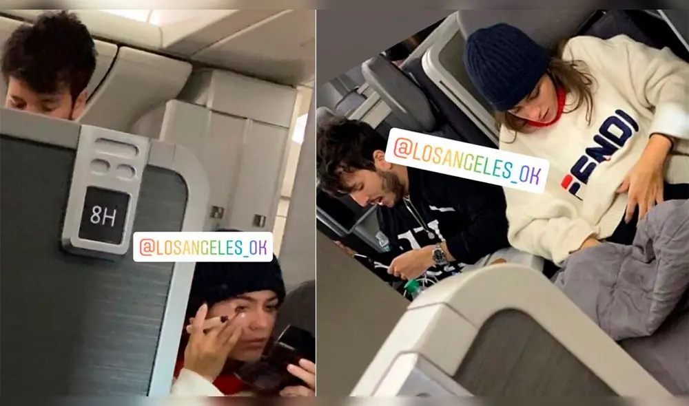 Sebastián Yatra y Tini Stoessel son captados besándose en un avión
